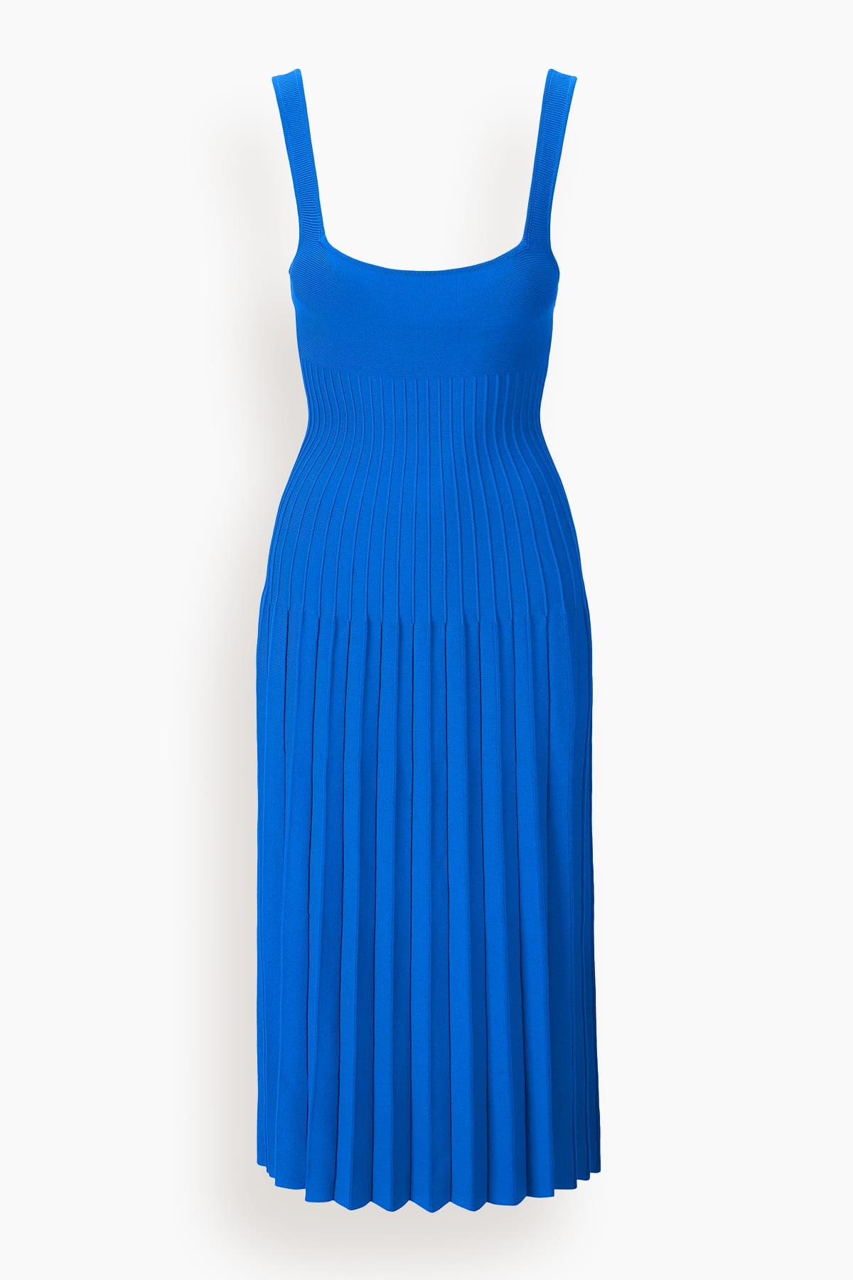 STAUD, Ellison Dress in Cobalt, Size Medium