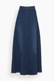 Nili Lotan Skirts Astrid Denim Skirt in Classic Wash