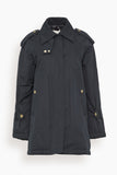 Dorothee Schumacher Urban Adventure Coat in Pure Black