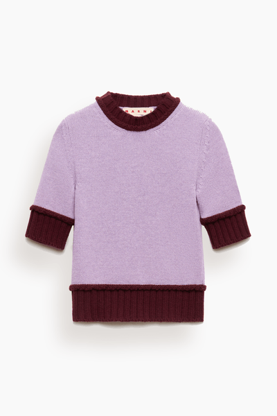 Roundneck Sweater in Dahlia