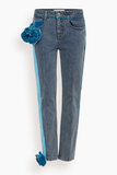 Hellessy Lya Jeans in Dark Stone Wash/Blue