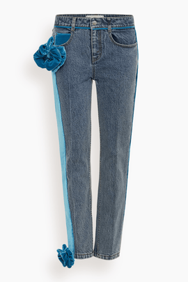 Lya Jeans in Dark Stone Wash/Blue