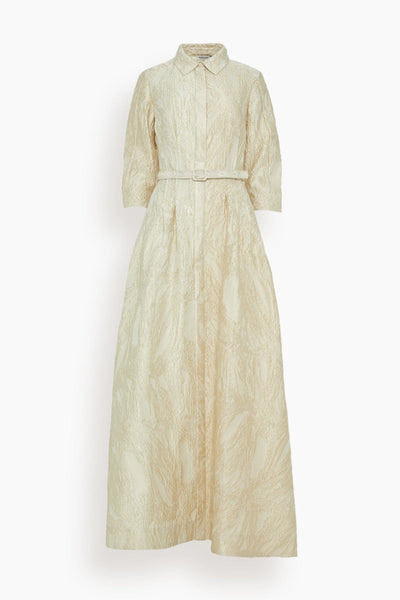 Jonathan Simkhai ワンピース Courtney jacquard gown1000031 Jonathan Simkhai Courtney Jacquard Gown in Blue | Lyst