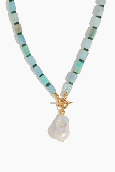 Pearl Isle Necklace in Sea Blue