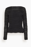 Proenza Schouler White Label Paloma Top in Black