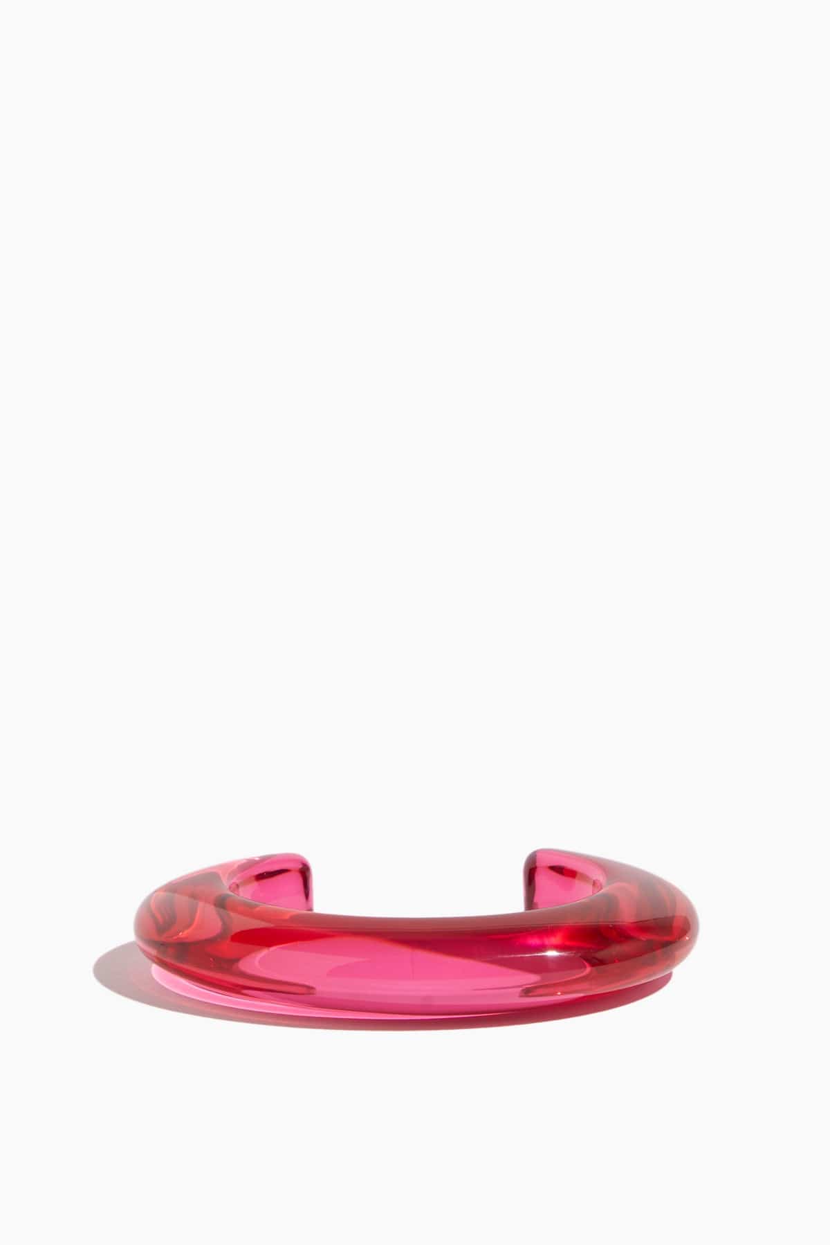 Lizzie Fortunato Bracelets Ridge Cuff in Magenta Pink