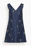 Tanya Taylor Halston Dress in Midnight