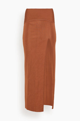 Scovilla Skirt in Terracotta