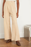 Forte Forte Pants Fluid Suede Relaxed Fit Pant in Sand Forte Forte Fluid Suede Relaxed Fit Pant in Sand
