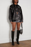 Forte Forte Jackets Stardust Sequined Oversized Jacket in Noir Forte Forte Stardust Sequined Oversized Jacket in Noir