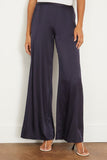 Forte Forte Pants Stretch Heavy Silk Satin High Waist Pant in Notte Forte Forte Stretch Heavy Silk Satin High Waist Pant in Notte