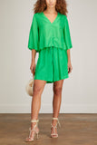 Forte Forte Tops Habotai Silk V-Neck Top in Emerald Forte Forte Habotai Silk V-Neck Top in Emerald