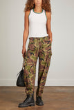 FRAME Pants High Rise Utility Trouser in Camo Frame High Rise Utility Trouser in Camo