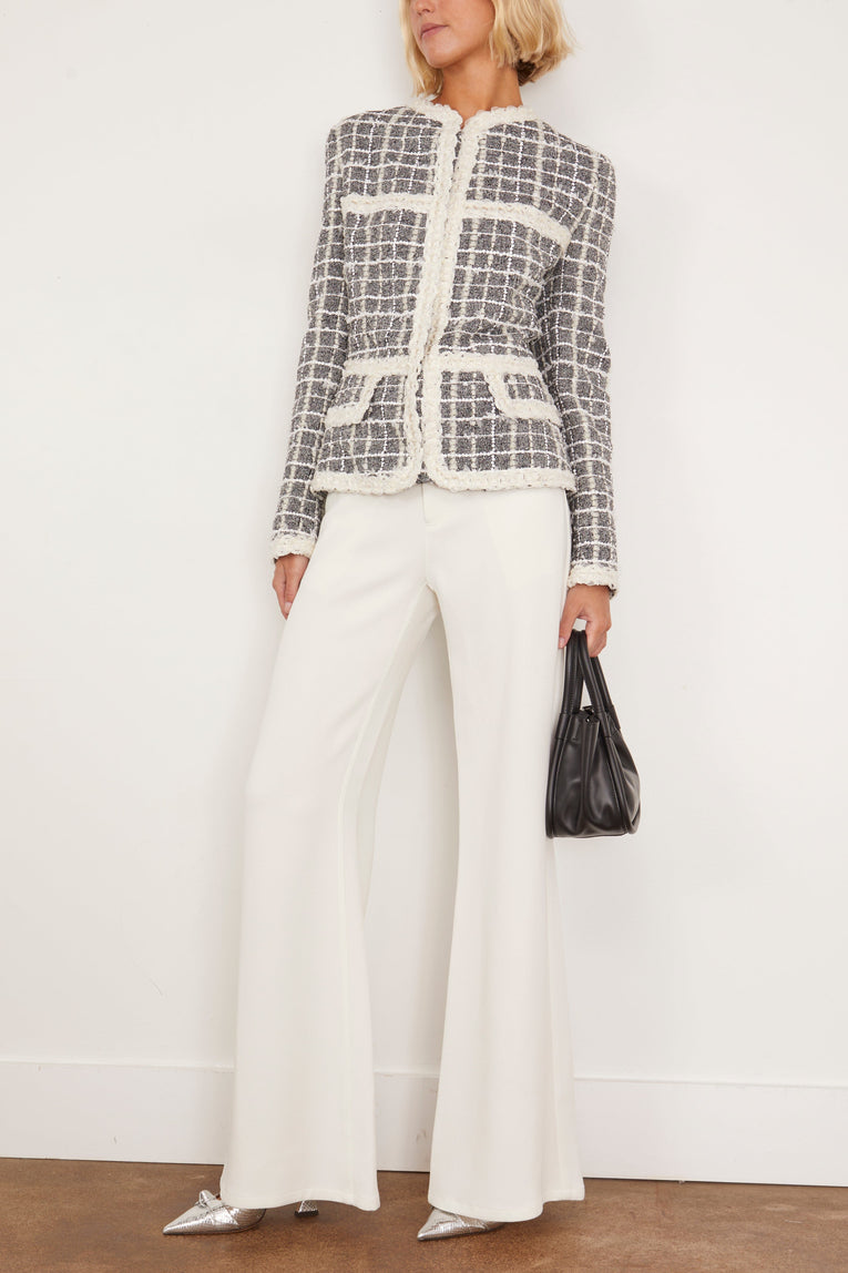 Giambattista Valli Jackets Jacket in Grey/White Giambattista Valli Jacket in Grey/White