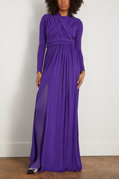 Giambattista Valli Cocktail Dresses Viscose Jersey Maxi Dress in Violet Giambattista Valli Viscose Jersey Maxi Dress in Violet
