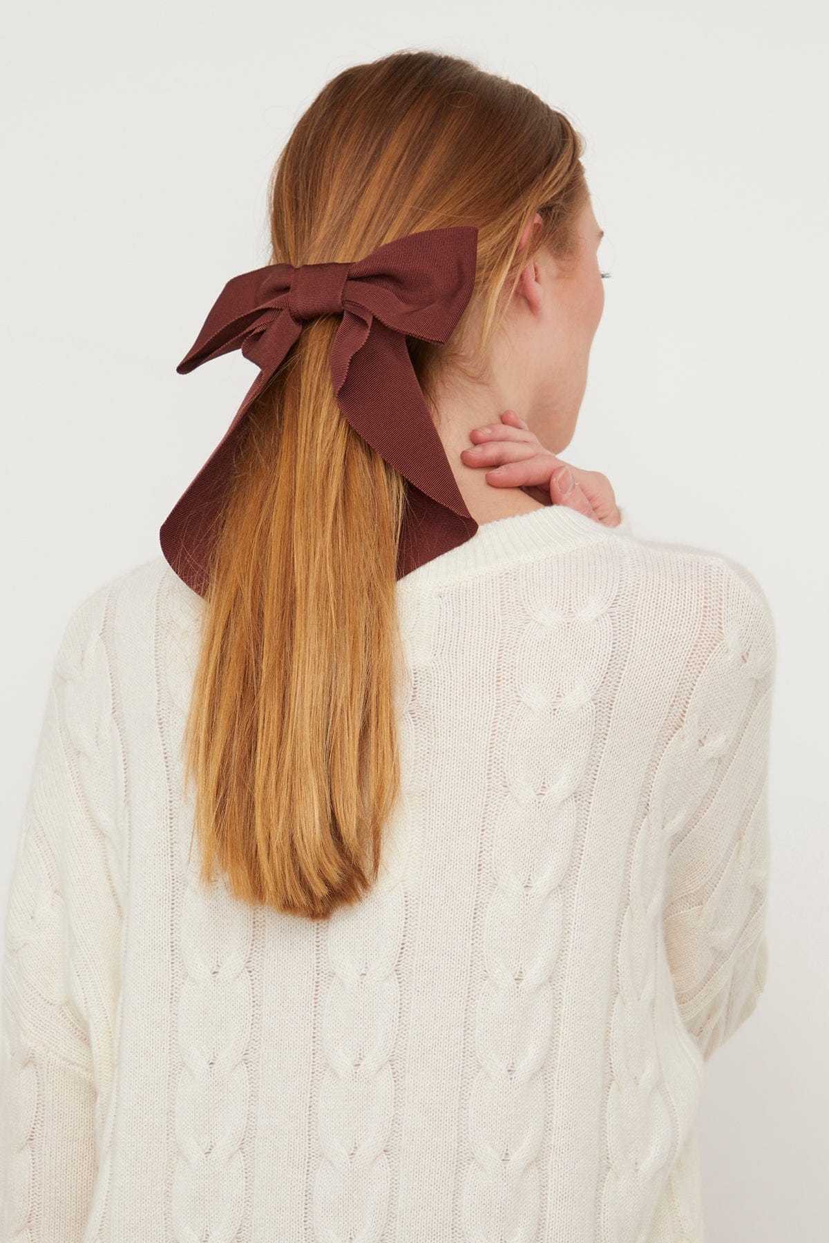 Gigi Burris Hair Accessories Indre Bow in Rust Gigi Burris Indre Bow in Rust