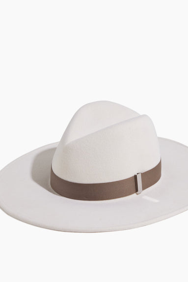 Gigi Burris Hats Jeanne Hat in Ivory/Mink Gigi Burris Jeanne Hat in Ivory/Mink