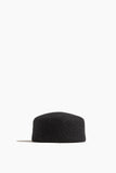 Gigi Burris Lauren Pillbox Hat in Charcoal Melange