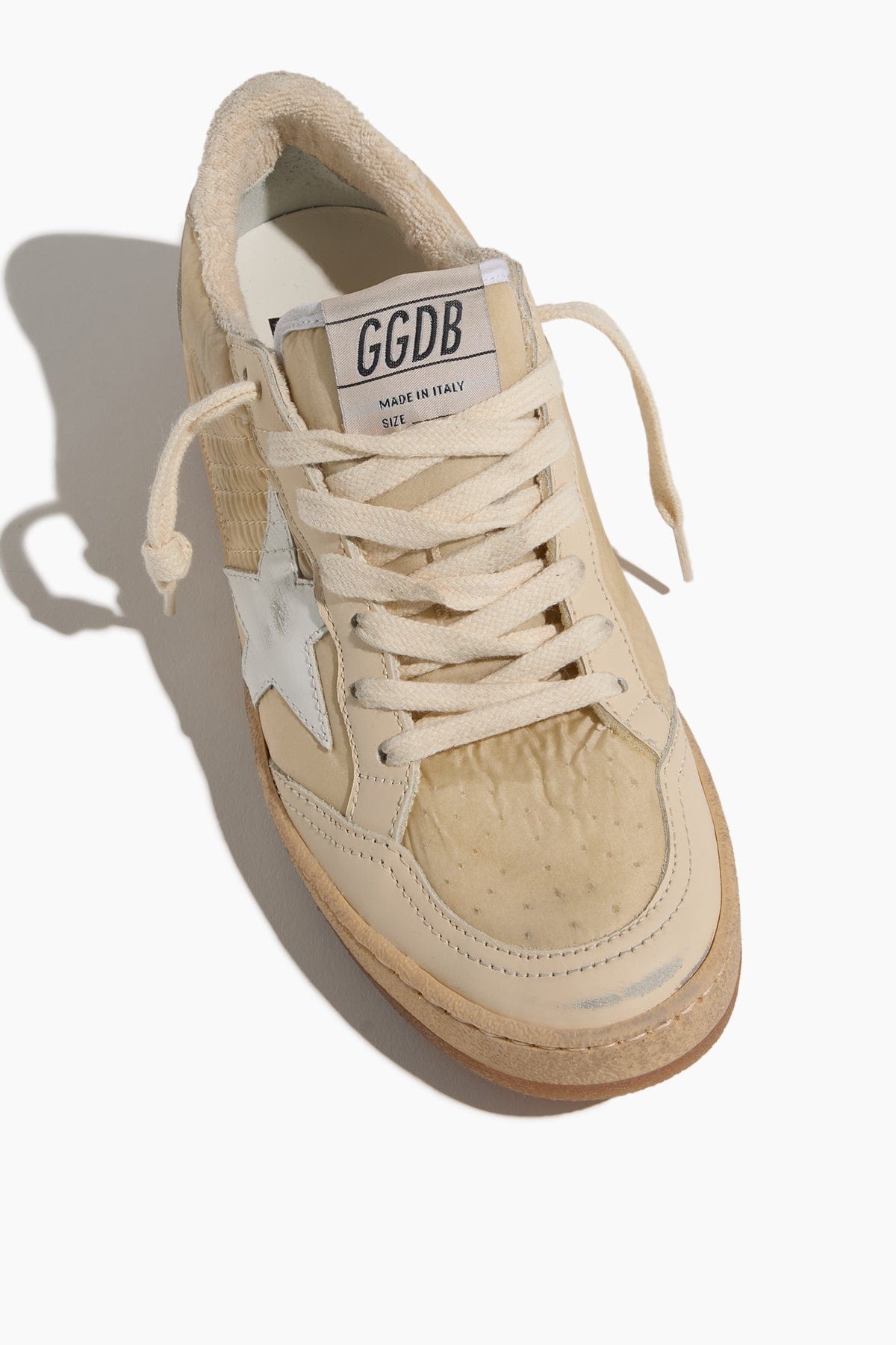 Golden Goose Low Top Sneakers Ball Star Sneaker in White/Milk Golden Goose Ball Star Sneaker in White/Milk