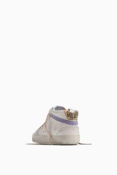 Golden Goose High Top Sneakers Mid Star Sneaker in White/Beige/Light Yellow/Light Purple Golden Goose Mid Star Sneaker in White/Beige/Light Yellow/Light Purple