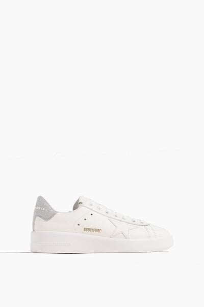 ★Golden ★ Pure Star Leather Sneakers White Silver GWF golden-goose-pure-star-sneaker