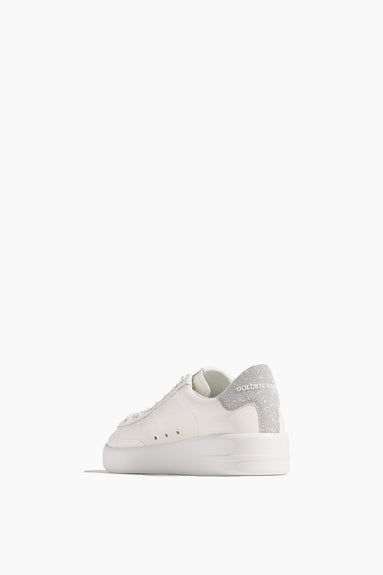 Golden Goose Low Top Sneakers Pure Star Sneaker in White/Silver Golden Goose Pure Star Sneaker in White/Silver