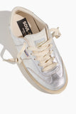 Golden Goose Low Top Sneakers Soul-Star Sneaker in Silver/White/Milk Golden Goose Soul-Star Sneaker in Silver/White/Milk