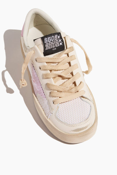 Golden Goose Low Top Sneakers Stardan Sneaker in White/Orchid Pink Golden Goose Stardan Sneaker in White/Orchid Pink