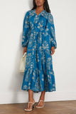 Hannah Artwear Casual Dresses Larisa Dress in Saffire Hannah Artwear Larisa Dress in Saffire