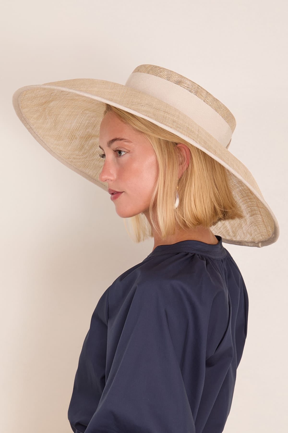 Gigi Burris Maris Hat in Silver Pearl