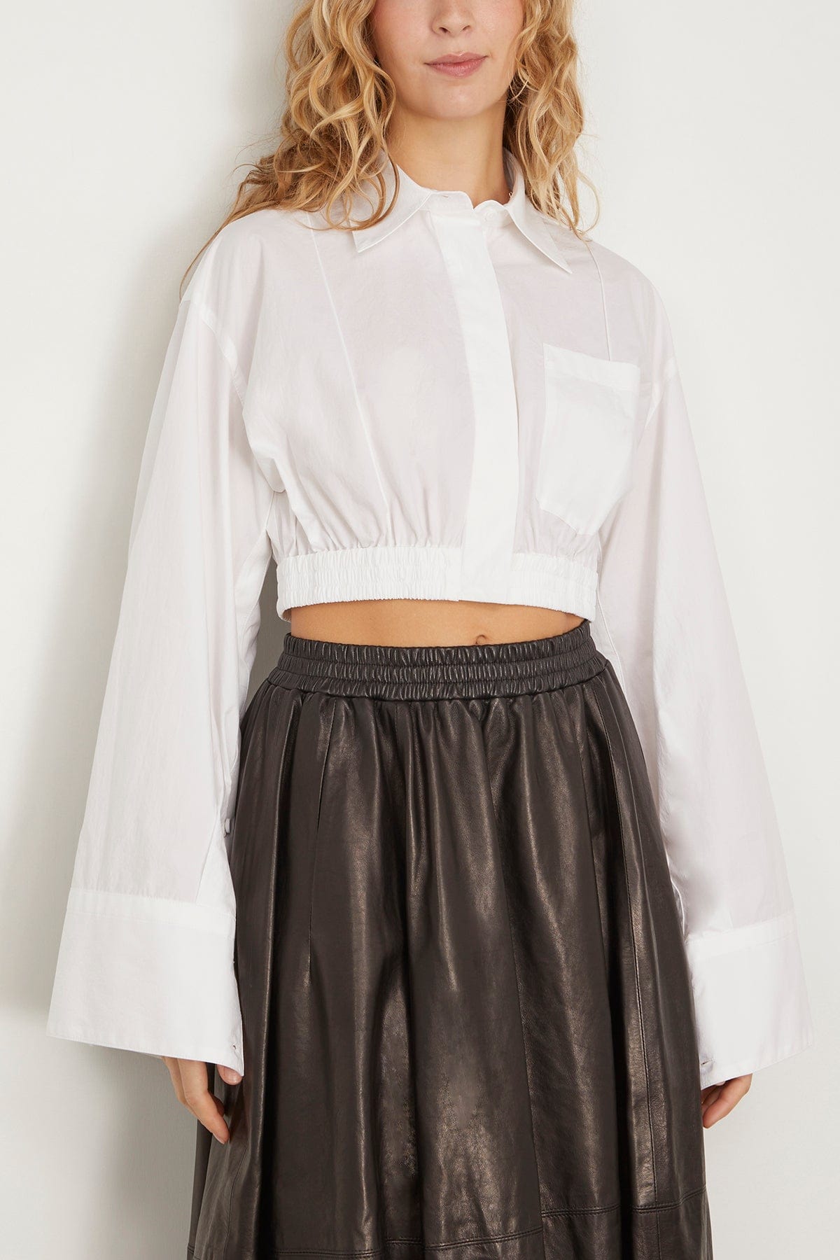 Heirlome Tops Eva Shirt in White Heirlome Eva Shirt in White