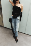Hellessy Arin Jeans in Medium Wash/Gunmetal