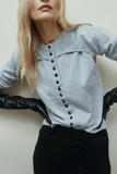 Axen Cardigan in Grey