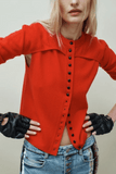 Axen Cardigan in Rouge