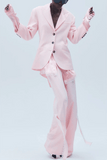 Hellessy Bardot Blazer in Pink/Orchid