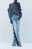 Hellessy Dan Jeans in Medium Wash/Black