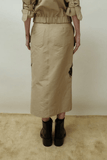 Hellessy Dima Cargo Skirt in Beige