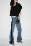 Hellessy Dove Knit Top in Black