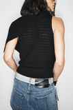 Hellessy Dove Knit Top in Black