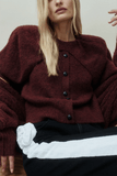 Fritz Sweater in Merlot