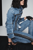 Hellessy Kai Jacket in Dark Stone Wash