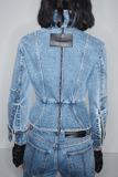 Hellessy Kai Jacket in Dark Stone Wash