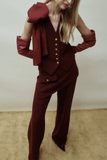 Mitch Pant in Bordeaux