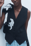 Pedro Vest in Black