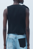 Pedro Vest in Black