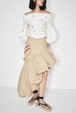 Hellessy Ren Skirt in Beige