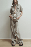 Hellessy Walter Jeans in Beige Wash/Beige