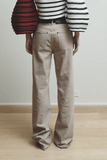 Hellessy Walter Jeans in Beige Wash/Dark Taupe