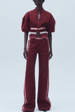 Hellessy Zora Zip-Up Jacket in Ruby