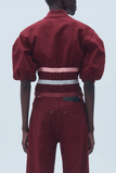 Hellessy Zora Zip-Up Jacket in Ruby